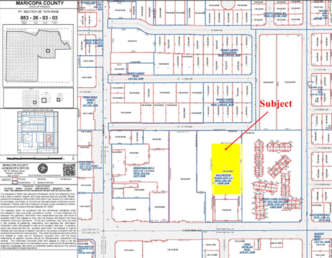 photo of a Plat map